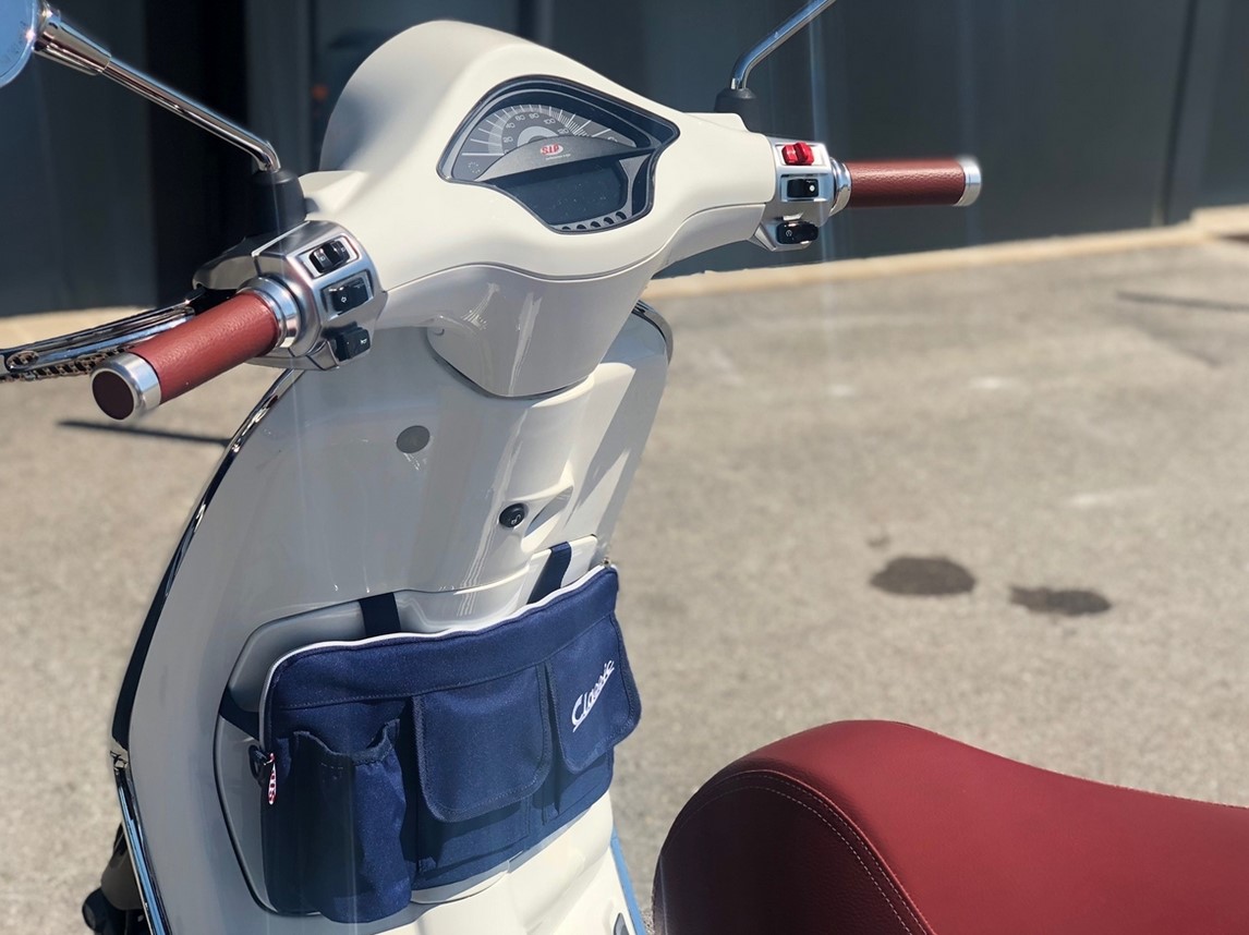 Borsa "Classic" per bagagliaio/guantiera Vespa - blu, nylon