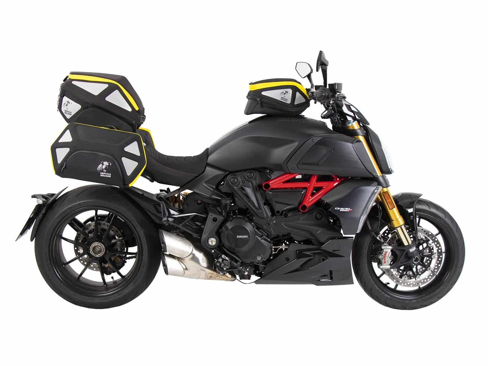 Anello serbatoio di base con blocco borsa serbatoio per Ducati Diavel 1260 /S (19-22) Hepco & Becker