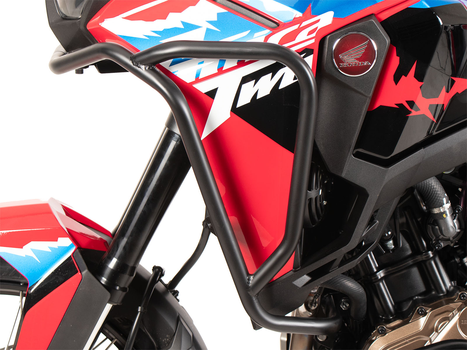Barra di protezione serbatoio nera per Honda CRF 1100 L Africa Twin (24-) Hepco & Becker