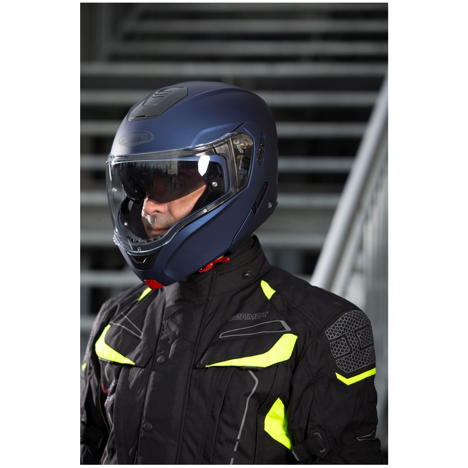 Caberg Casco Horus, blu opaco Yama