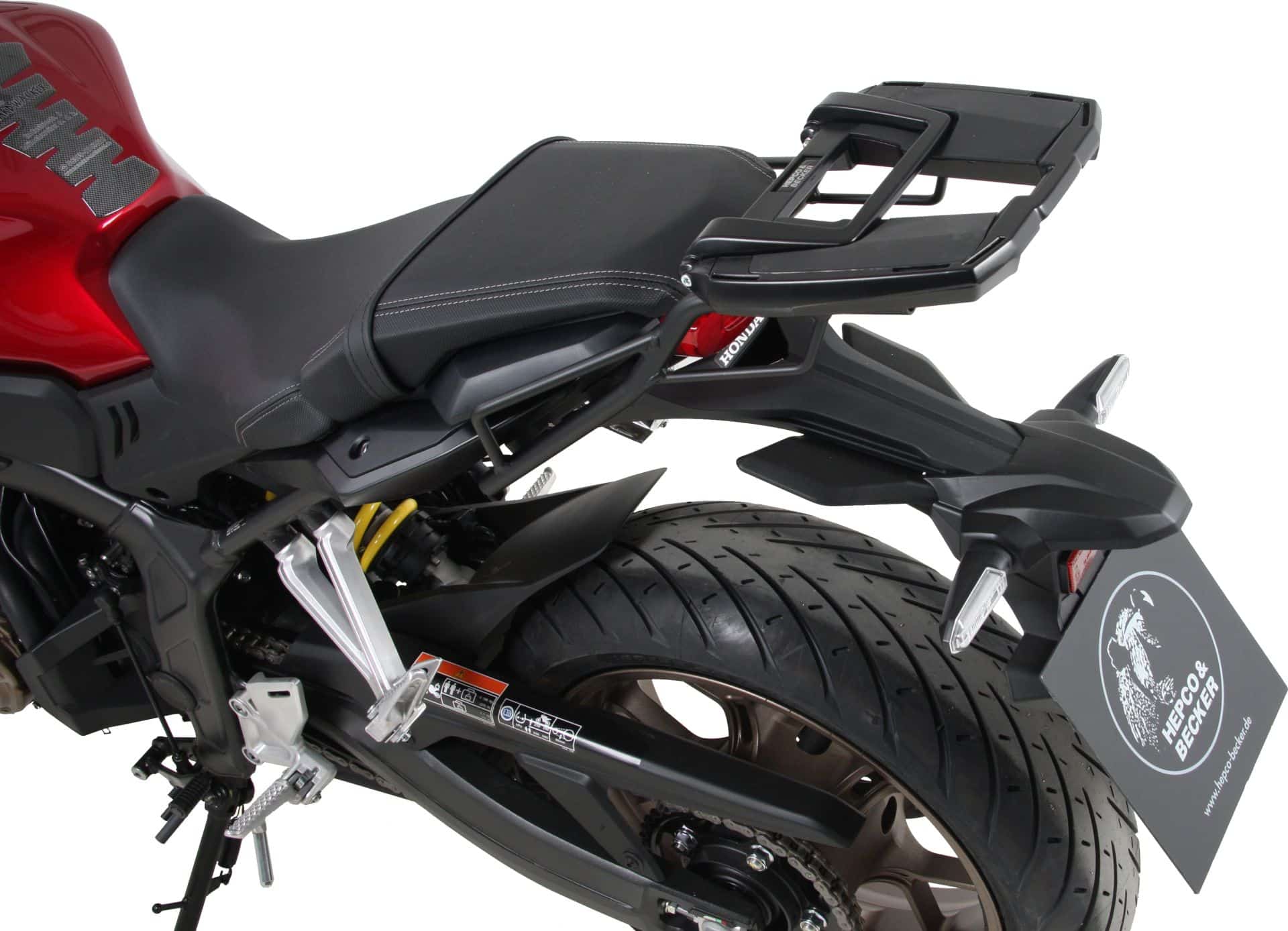 Portavaligie Easyrack nero per Honda CBR 650 R (19-20) Hepco & Becker
