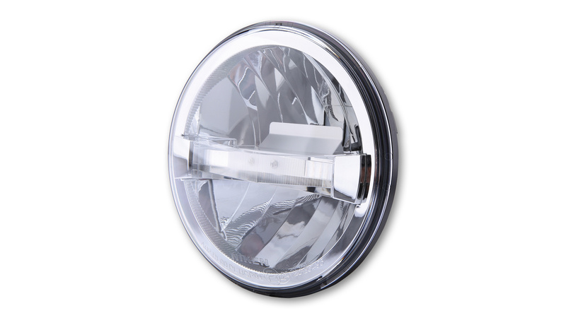 HIGHSIDER pro 7 pollici inserto faro tipo 4 LED omologato E (1pc)