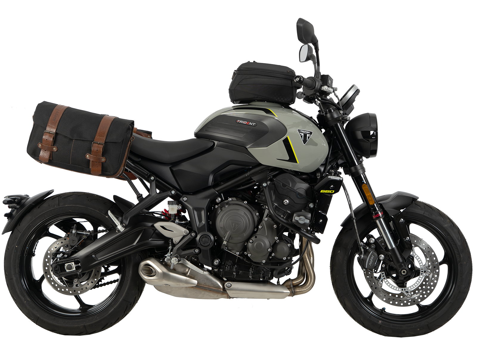 Anello per serbatoio Basic con chiusura per borsa da serbatoio inclusa per Triumph Trident 660 (26-) Hepco & Becker