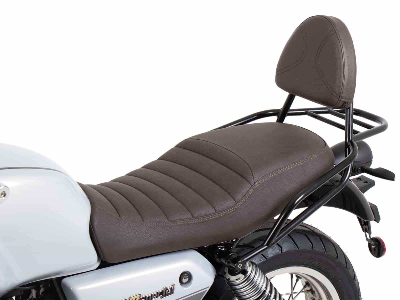 Sissybar con portapacchi marrone per Moto Guzzi V7 850 Special/Stone/Centenario 8000000009