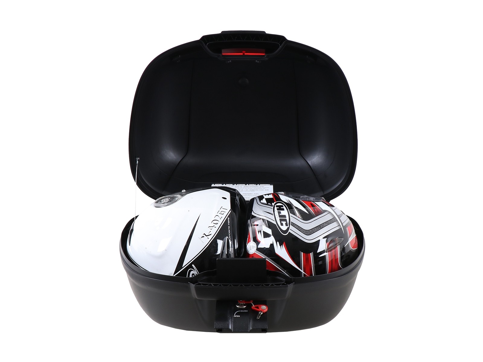 Journey Topcase 50 nero incl. paletta universale per portapacchi di terzi Hepco & Becker