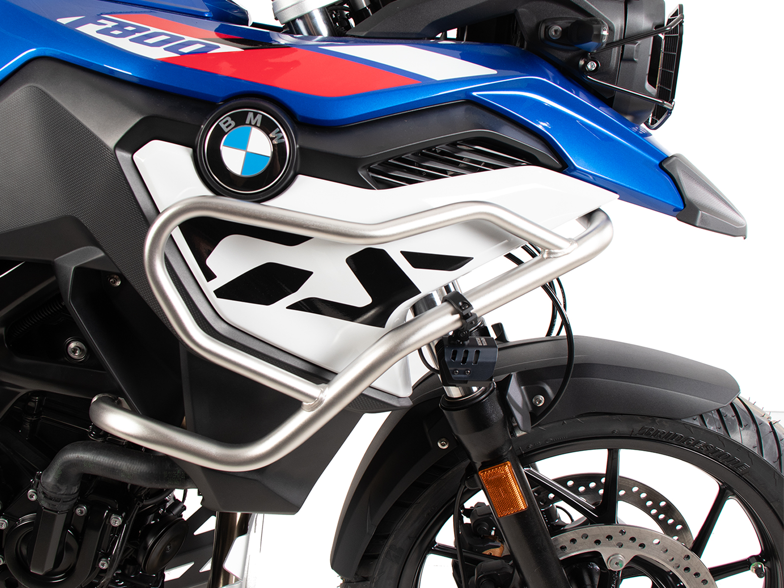 Protezione serbatoio in acciaio inox per BMW F 800 GS (24-) Hepco & Becker