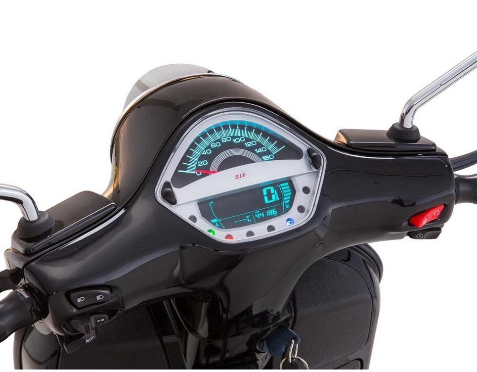 Contagiri/tachimetro per Vespa GTS/GTS Super/GTS SuperSport, 125-300cc (-'14), argento
