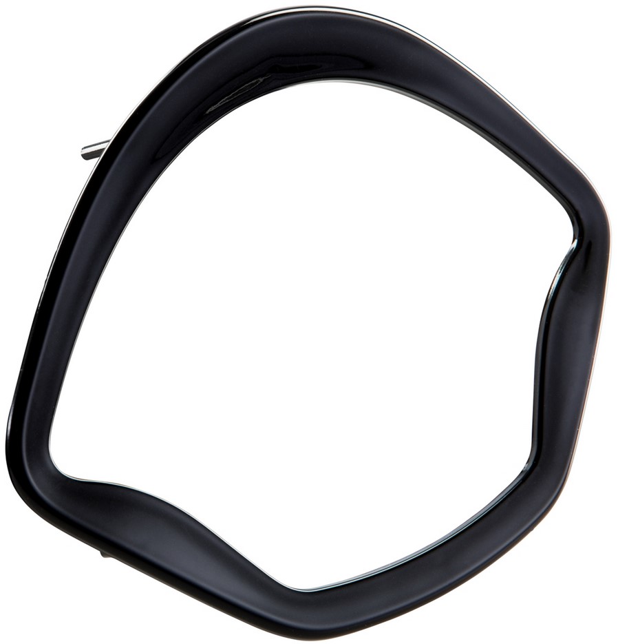 Anello decorativo tachimetro per Vespa GTS/GTS Super 125-300cc ('14-), nero lucido