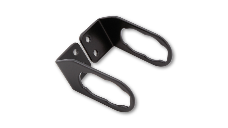 Adattatore per indicatori di direzione HIGHSIDER pro nero Per indicatori di direzione originali, Per Kawasaki, Per portatarga (coppia)