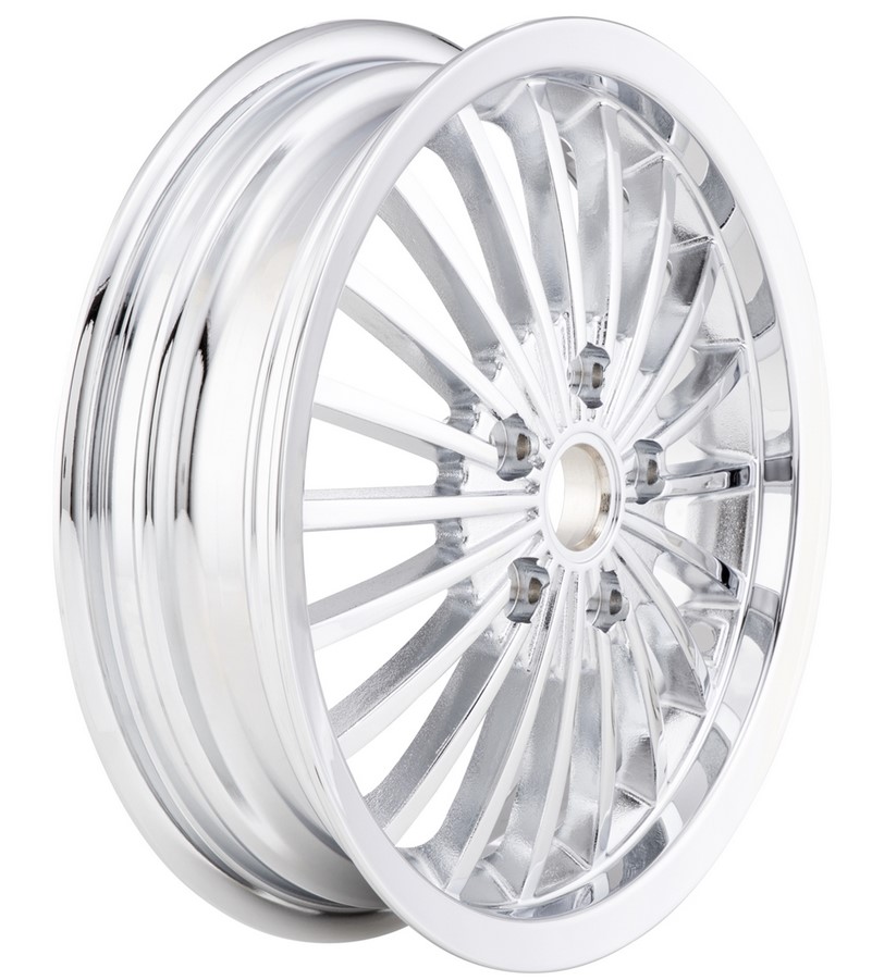 Cerchio anteriore/posteriore per Vespa GTS/GTS Super/GTV/GT 60/GT/GT L 125-300ccm, cromato