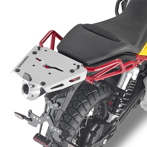 Portapacchi in alluminio per Moto Guzzi V85 TT (Bj.19-) Givi