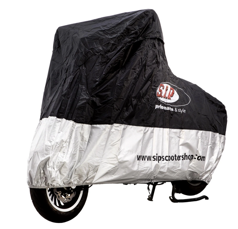 Scooter pieghevole da esterno per garage, taglia M-L, nero/argento