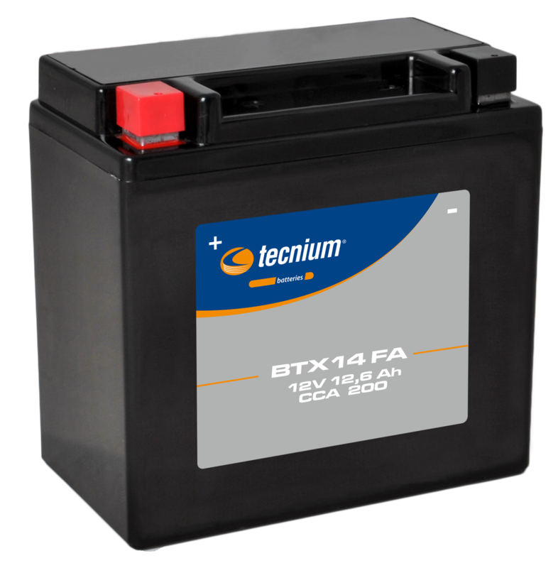Batteria Tecnium senza manutenzione attivata in fabbrica - BTX14