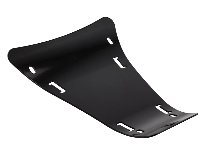 Portapacchi a gradino Pedana 2.0 per Vespa GTS/GTS Super/GTV/GT, nero lucido