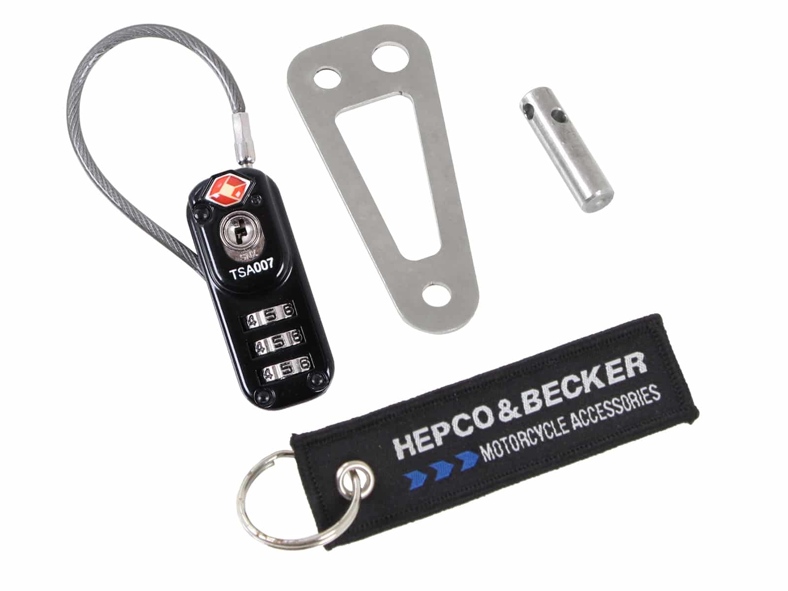 Dispositivo antifurto per borse da serbatoio Lock-it/Basic e borse posteriori Hepco & Becker
