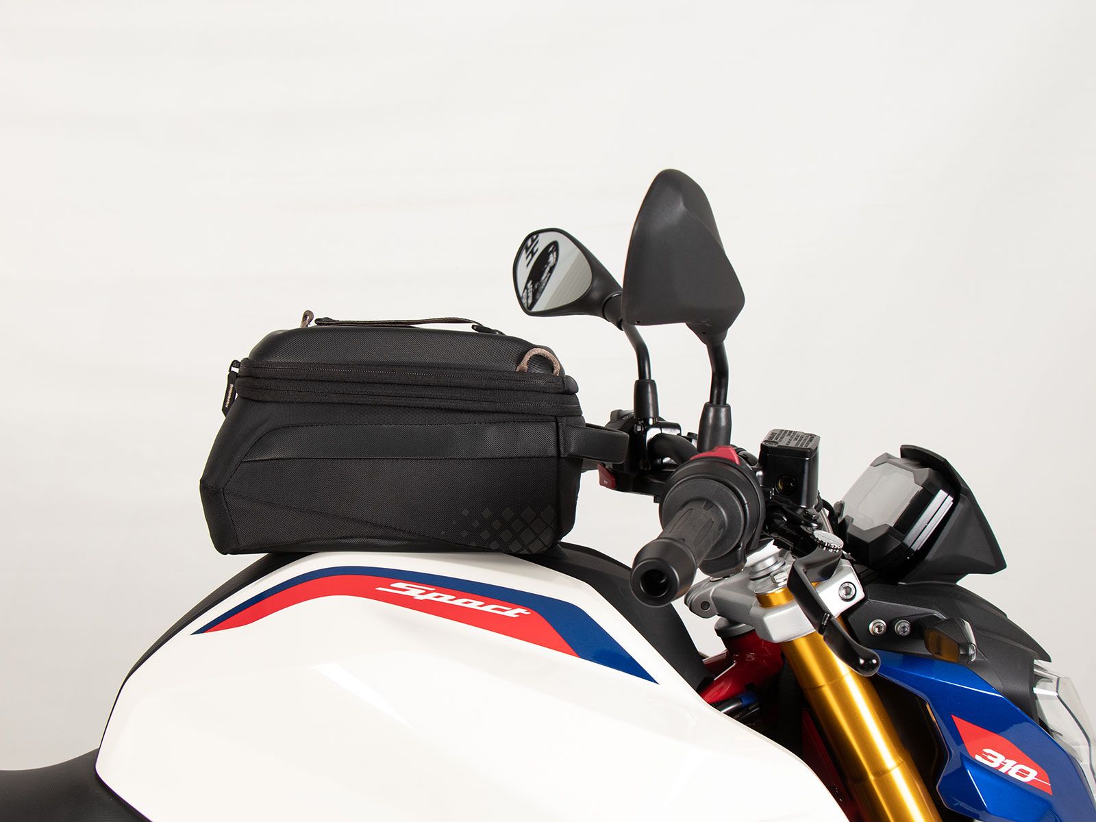 Anello serbatoio di base incl. unità di bloccaggio borsa serbatoio per BMW G 310 R (16-) Hepco & Becker