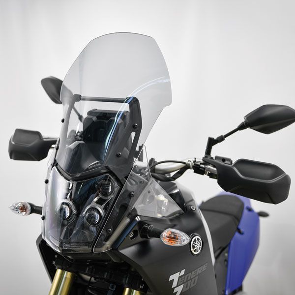 Parabrezza alto grigio fumo per Yamaha Ténéré 700 (19-24)