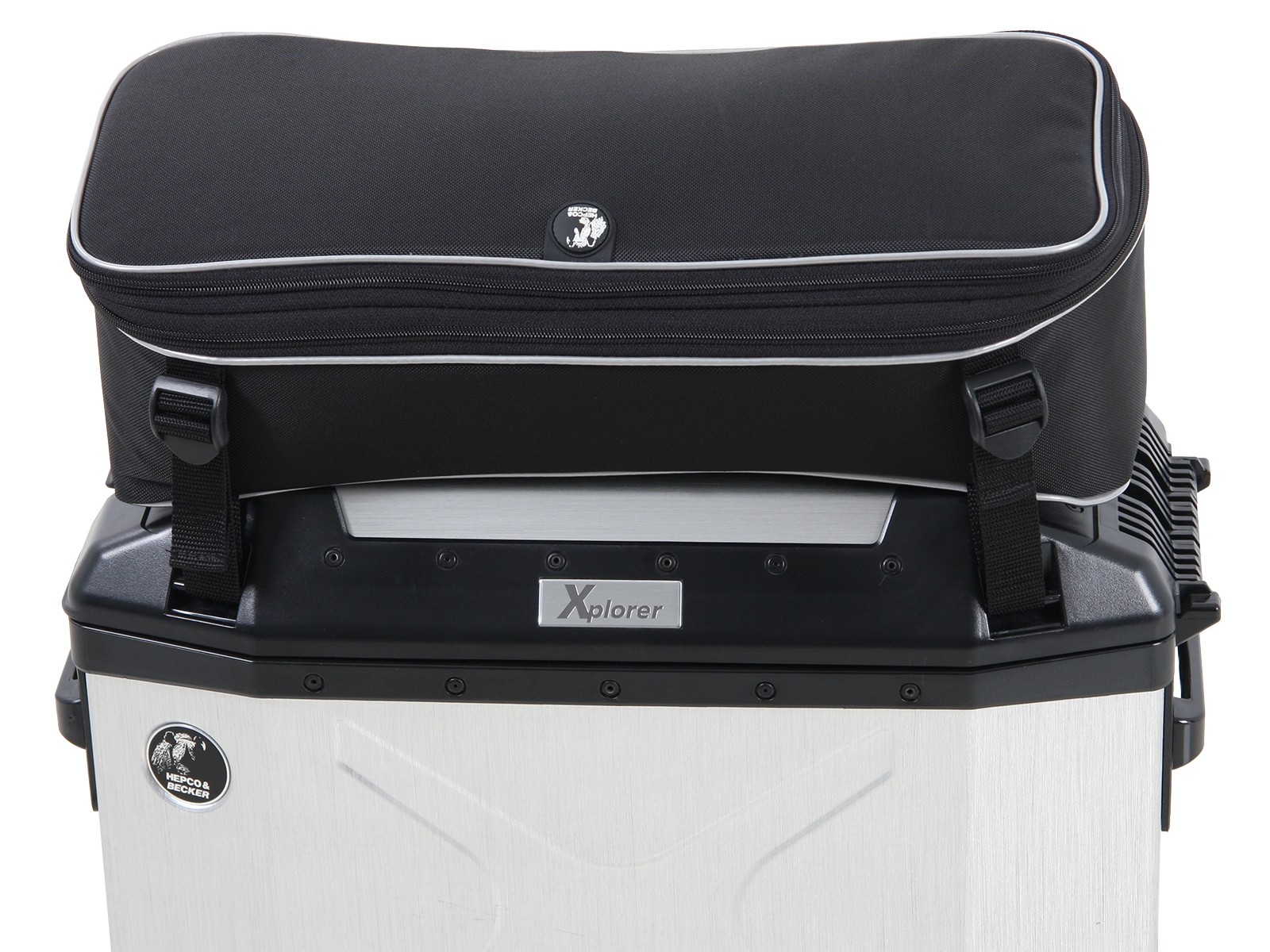 Borsa superiore per valigia laterale Xplorer 30 coperchio (9-15L) Hepco & Becker