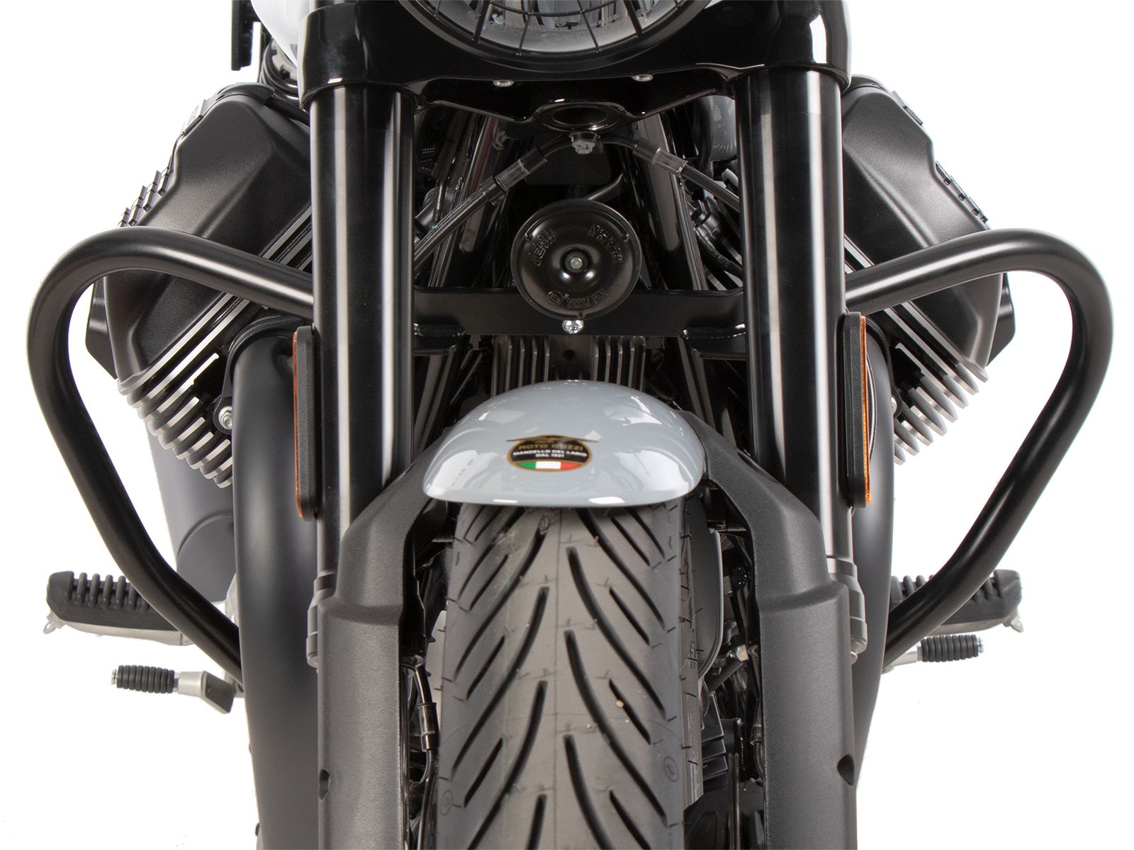 Para motore nero per Moto Guzzi V7 850 Sport (25-) Hepco & Becker