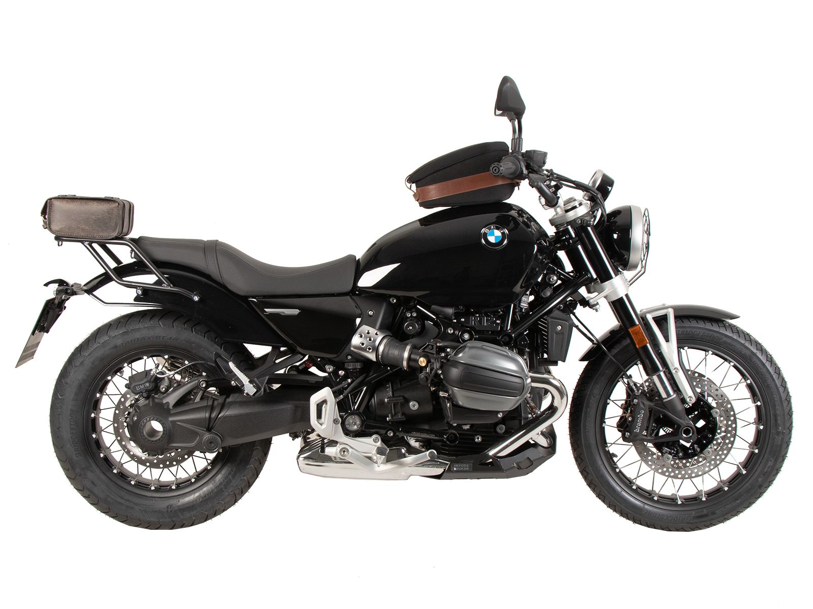 Portapacchi tubolare nero per BMW R 12 (24-) Hepco & Becker