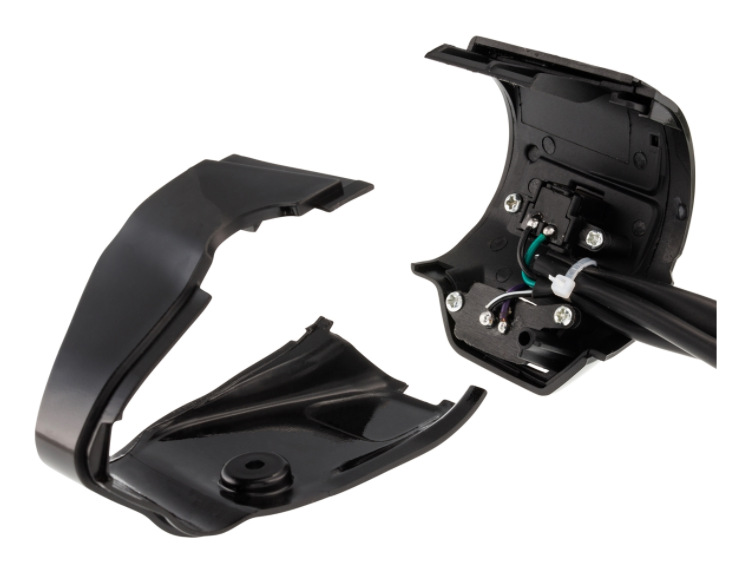 Centralina DMP destra per Vespa Primavera/​Sprint, nero lucido