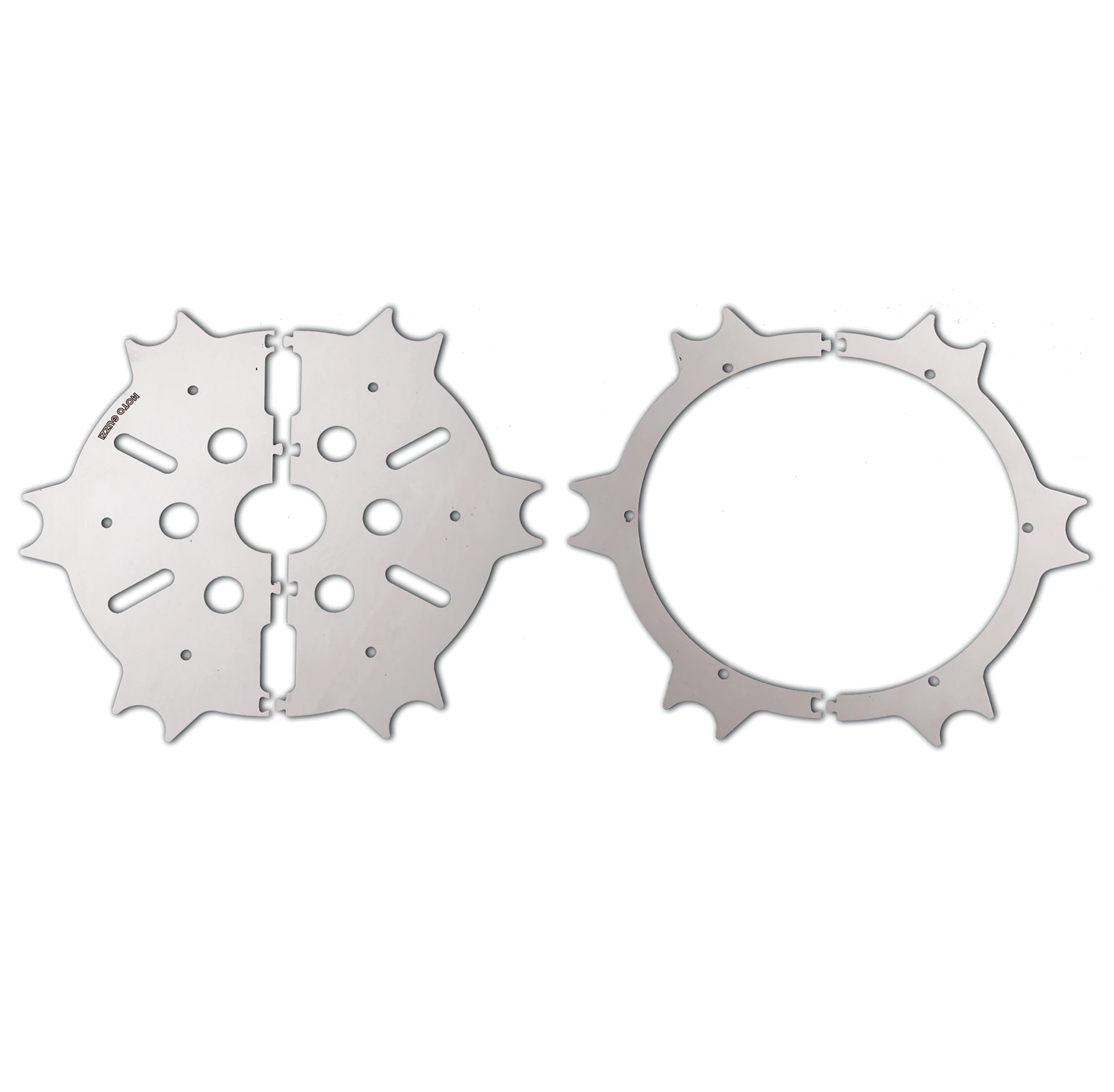 Coperchio disco freno originale, acciaio inox, argento, lucido per Moto Guzzi Eldorado
