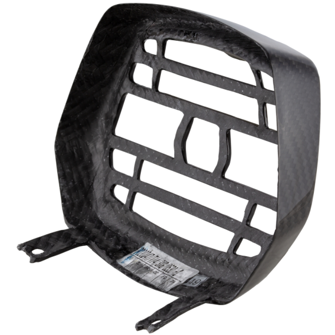 Anello portalampada con griglia per Vespa Sprint 50-150ccm 2T/​4T ('13-'18), carbonio