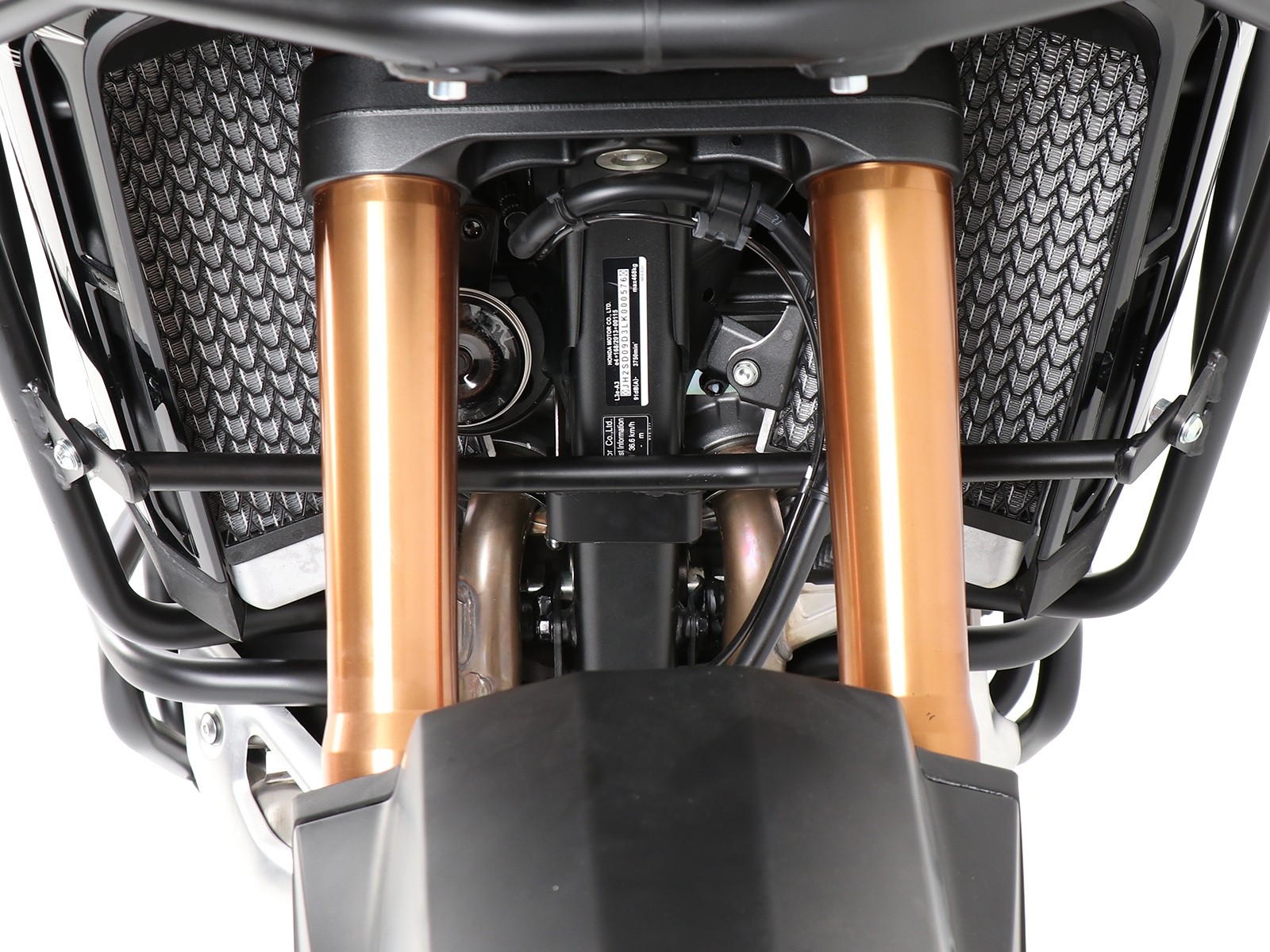 Barra di irrigidimento per barra di protezione serbatoio H&B per Honda CRF 1100L Africa Twin Adventure Sports (20-23)