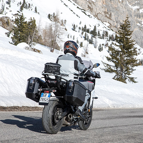 Trekker Alaska 36L Set valigie MONOKEY nero Givi