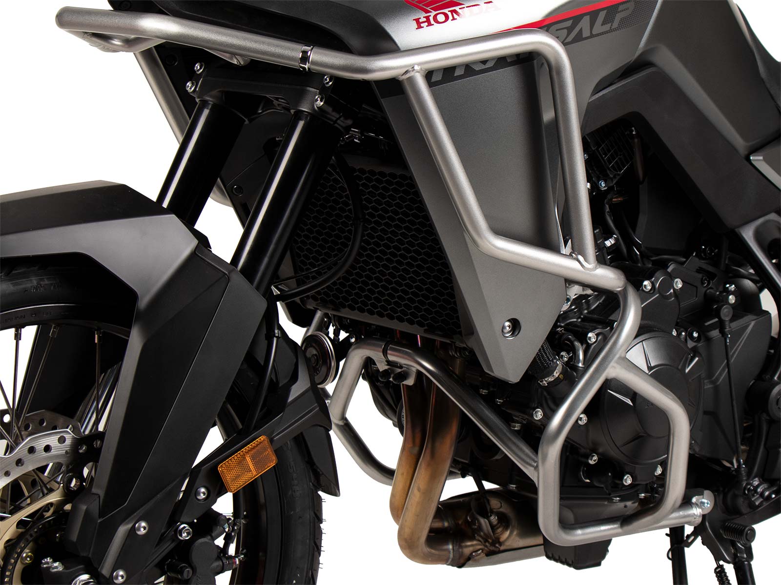 Protezione motore argento per Honda XL 750 Transalp (25- ) Hepco & Becker