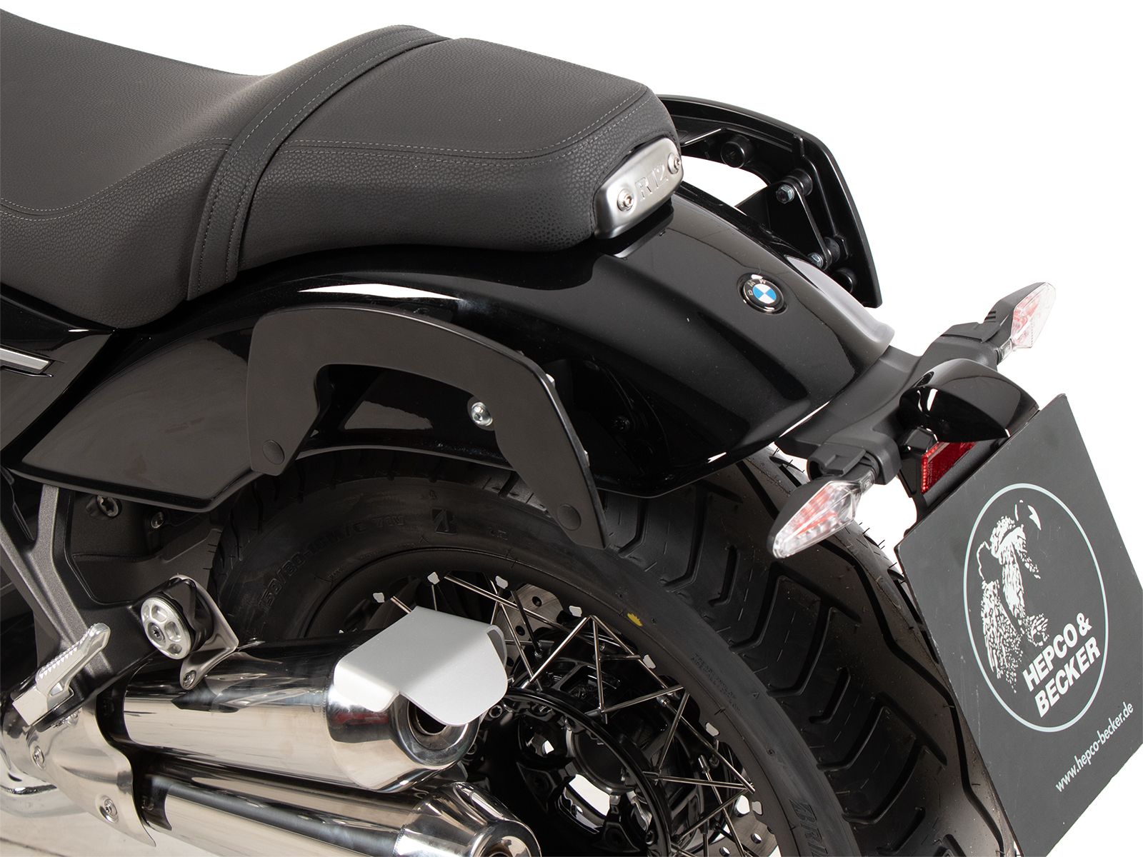 Portapacchi laterale C-Bow nero per BMW R 12 (24-) Hepco & Becker