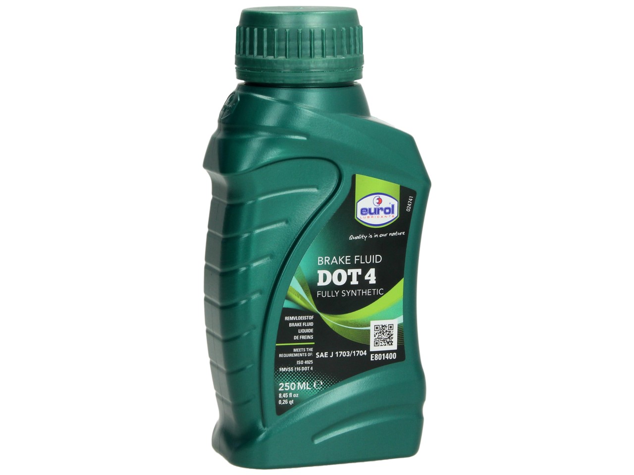 Liquido freni Eurol, DOT 4, 0,250 l, SAE J1703 / ISO 4925