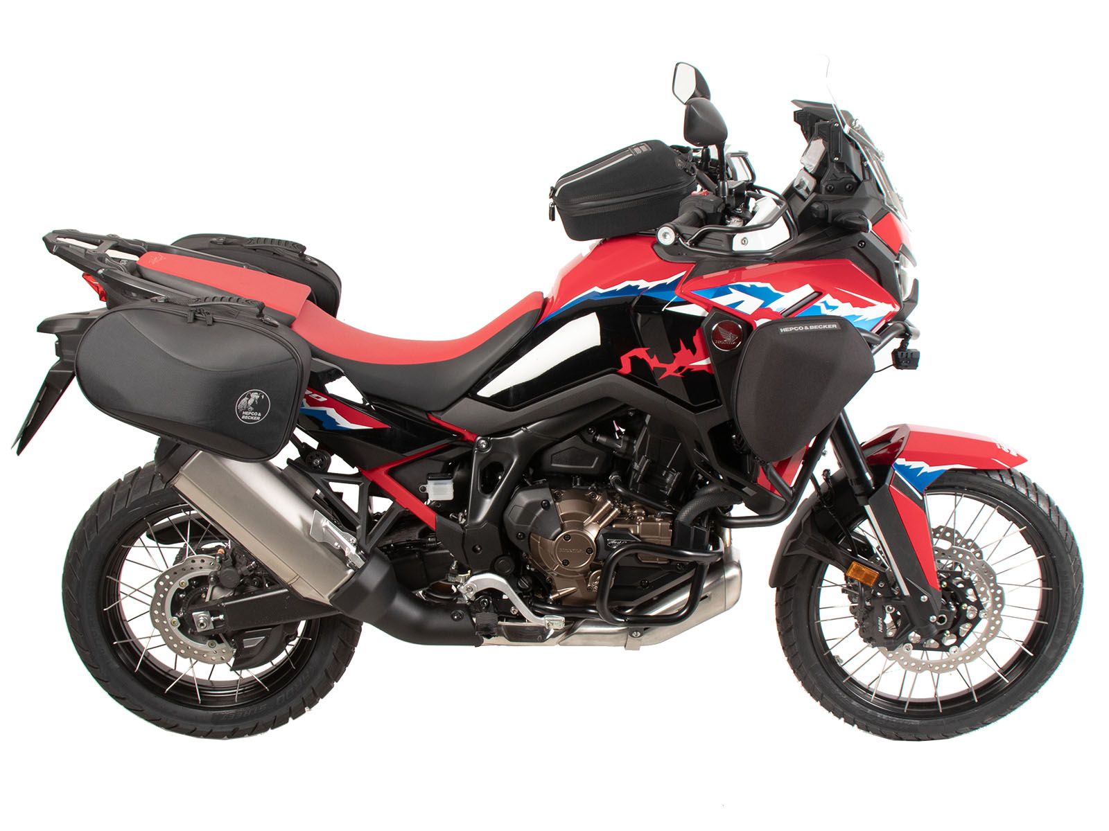 Portapacchi laterale C-Bow nero per Honda CRF 1100 Africa Twin Adventure Sports (24-) Hepco & Becker