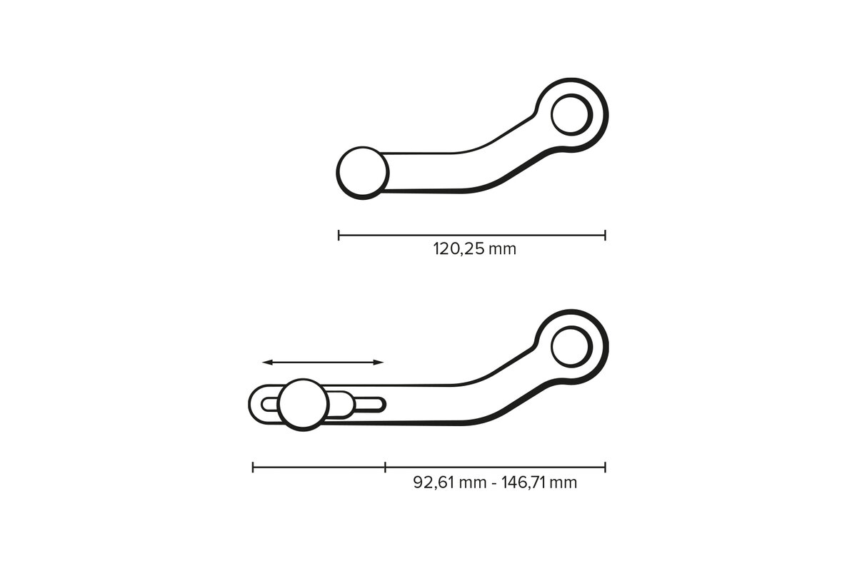 SW-Motech Leva del cambio per Honda CRF1100L Africa Twin (20-) - SW Motech