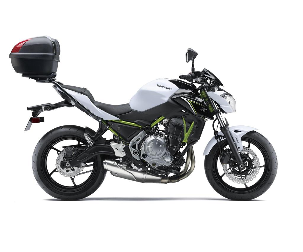 Cover per Bauletto 30L "725" Metallic Flat Raw Titanio Z650 2017 Originale Kawasaki
