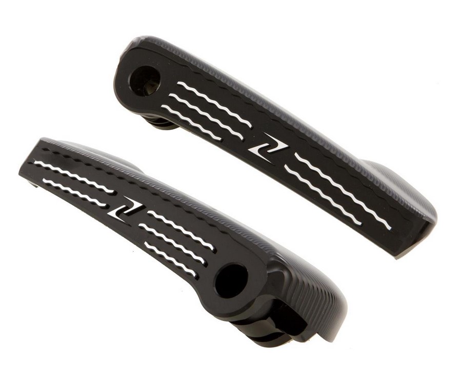 Pedane, destra e sinistra per Vespa GTS/GTS Super/GTV/GT 60/GT/GT L 125-300cc, nero