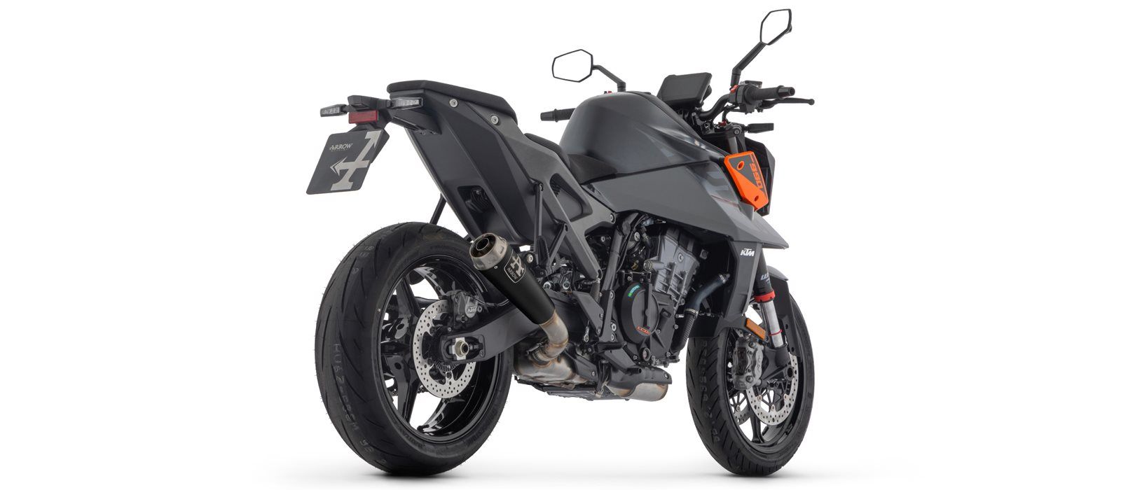 Scarico ARROW PRO-RACE DARK NiChrom per KTM Duke 990 (24-)