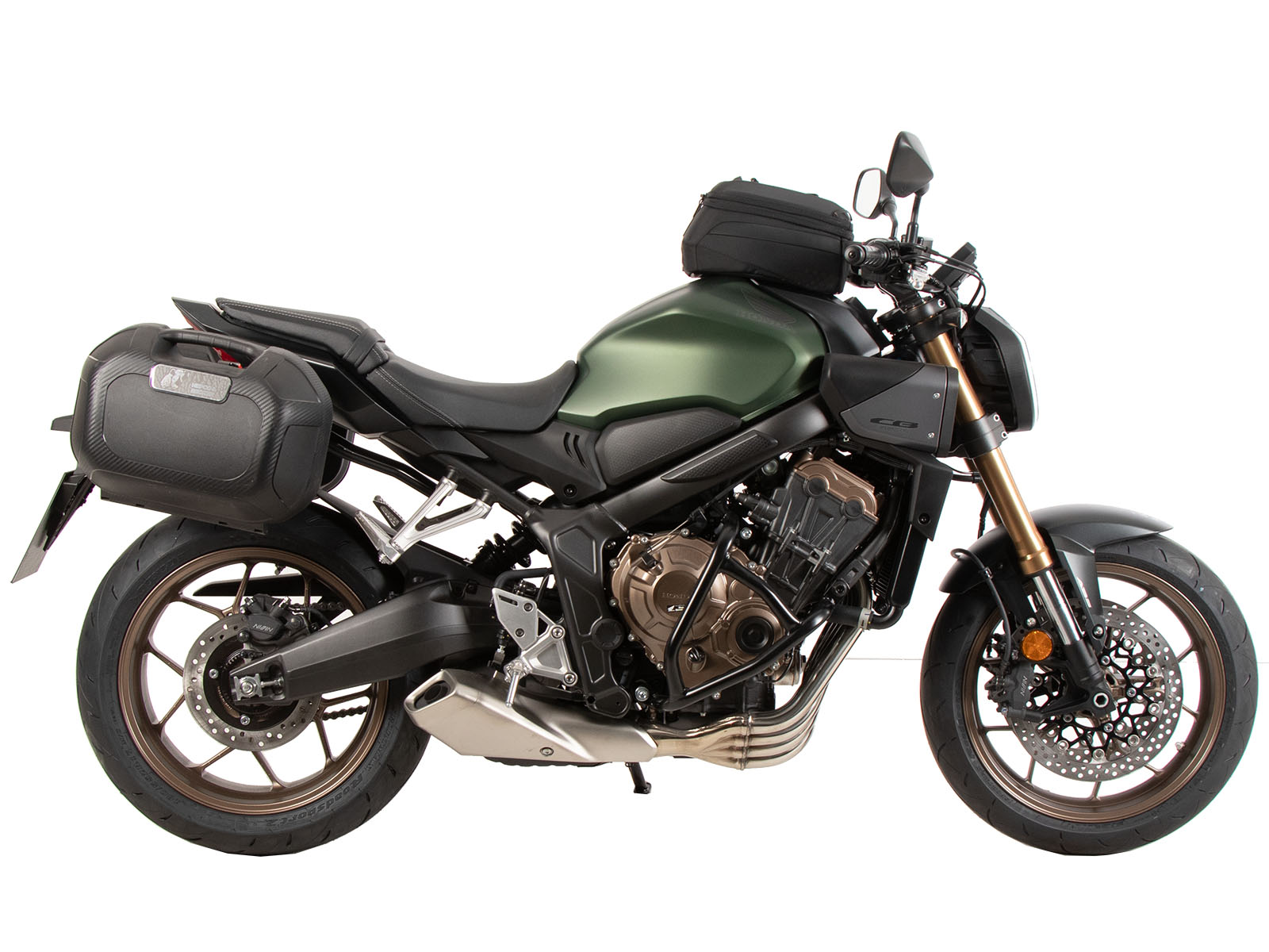 Portapacchi laterale C-Bow nero per Honda CB 650 R / E-Clutch (24-) Hepco & Becker