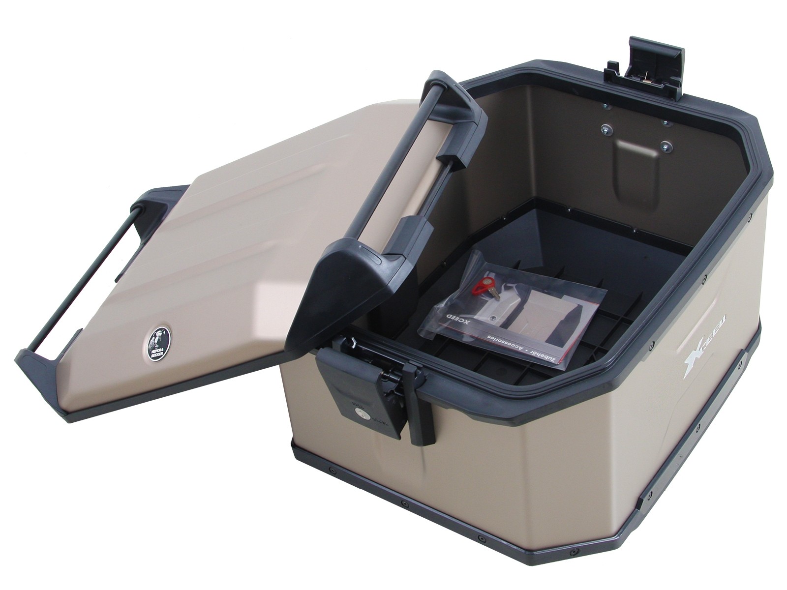 Xceed Topcase 45 Ltr. titanio Originale Hepco & Becker