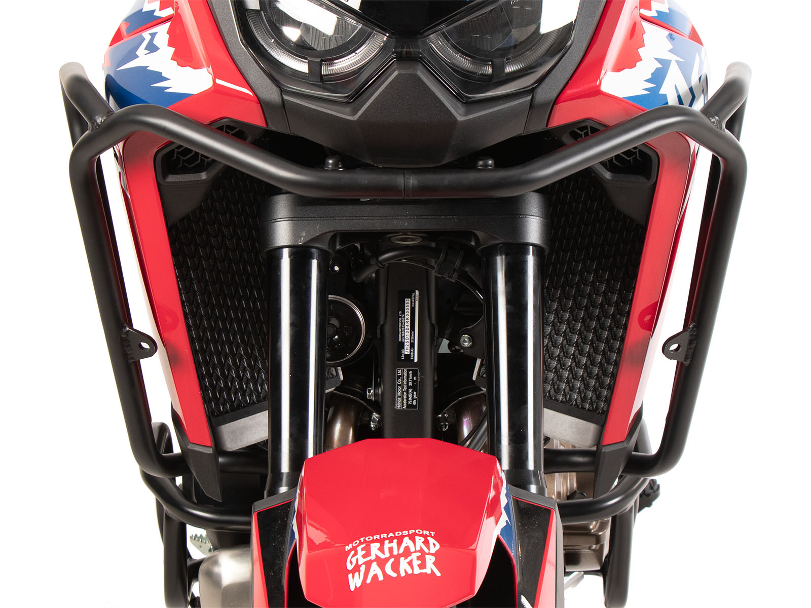 Barra di protezione serbatoio nera per Honda CRF 1100 L Africa Twin (24-) Hepco & Becker