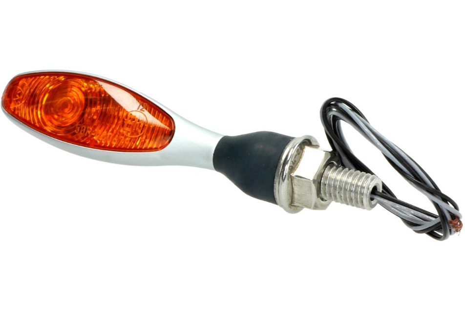Indicatore Kellermann, Micro 1000 alogeno, acciaio, alogeno, HR/HL, 12 V, 6 W, cromo opaco, M8x20