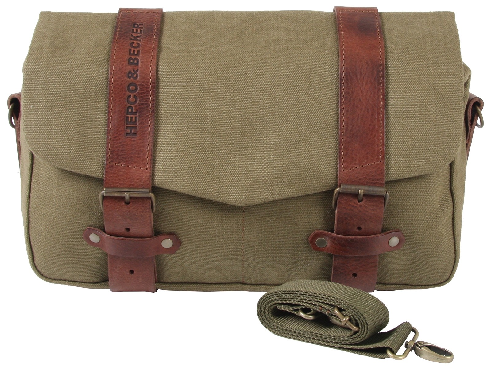 Set di borse da corriere LEGACY M/M verde per portapacchi C-Bow Hepco & Becker
