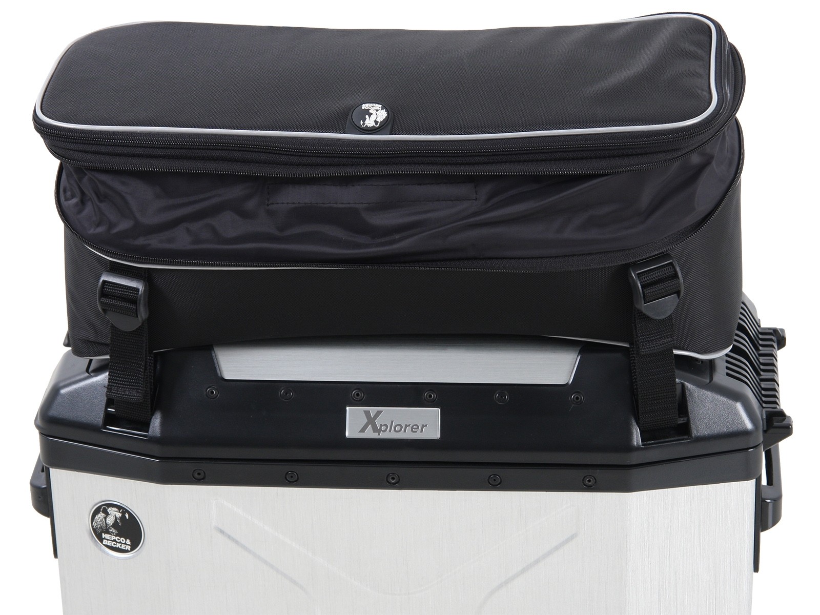 Borsa superiore per valigia laterale Xplorer 30 coperchio (9-15L) Hepco & Becker