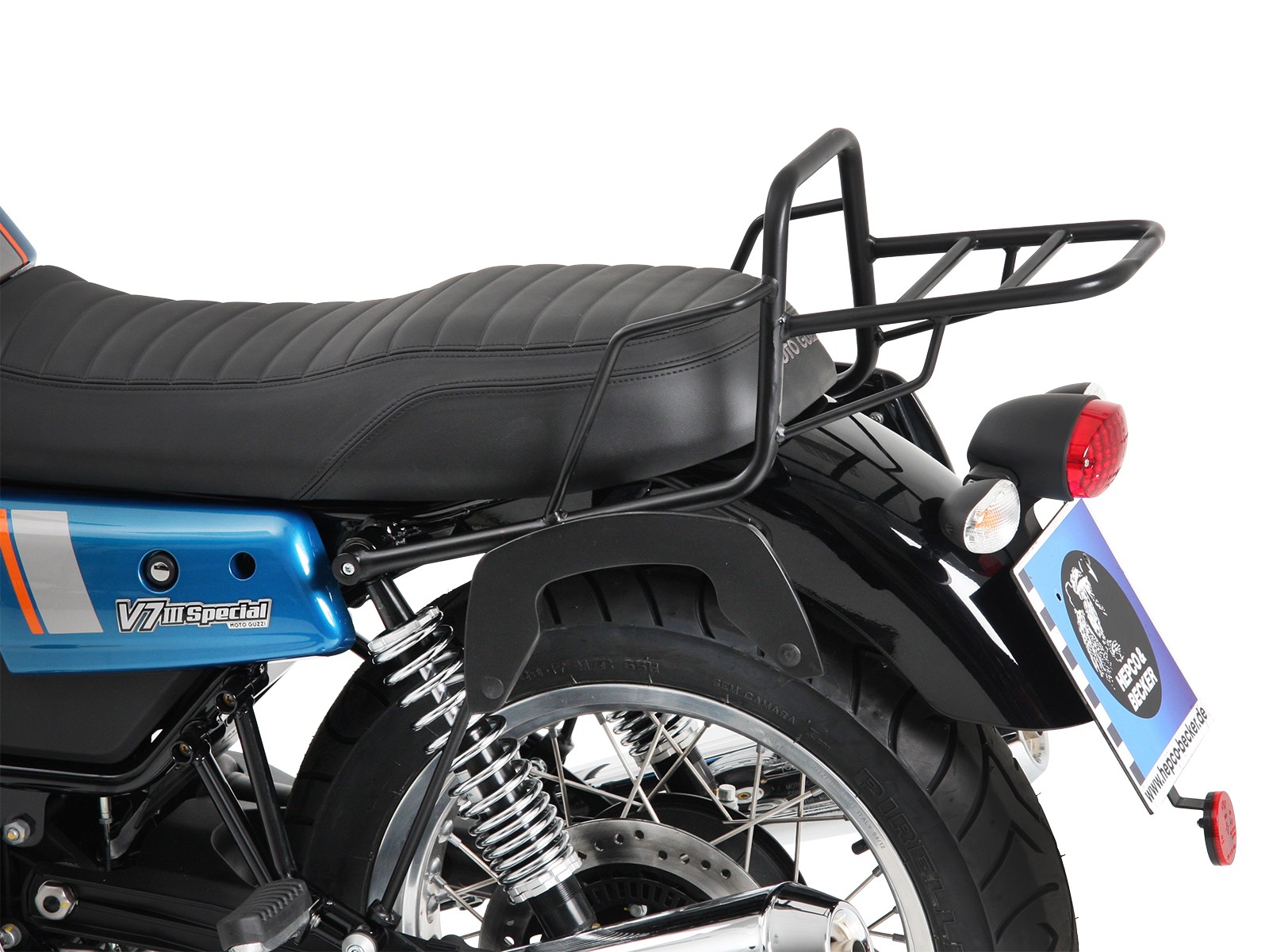 C-Bow barra laterale cromata per V 7 III stone/ special/ Anniversario/ Racer (Bj.17-)