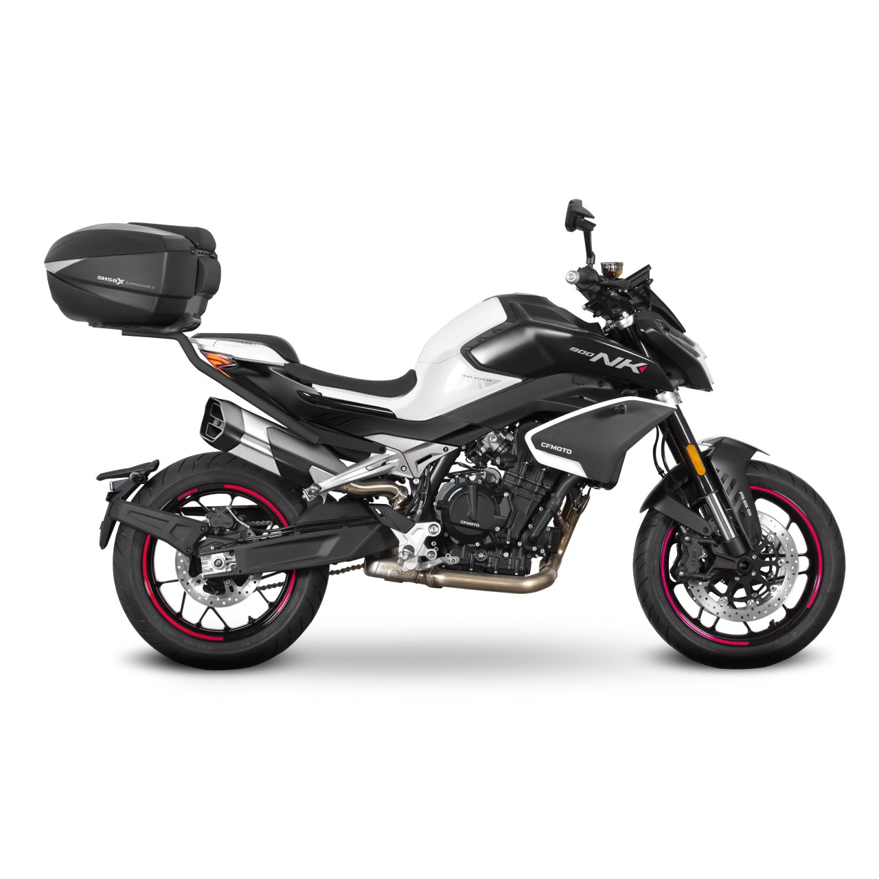 Portapacchi Shad Top Case verniciato nero per CFMoto 800 NK (23-25)
