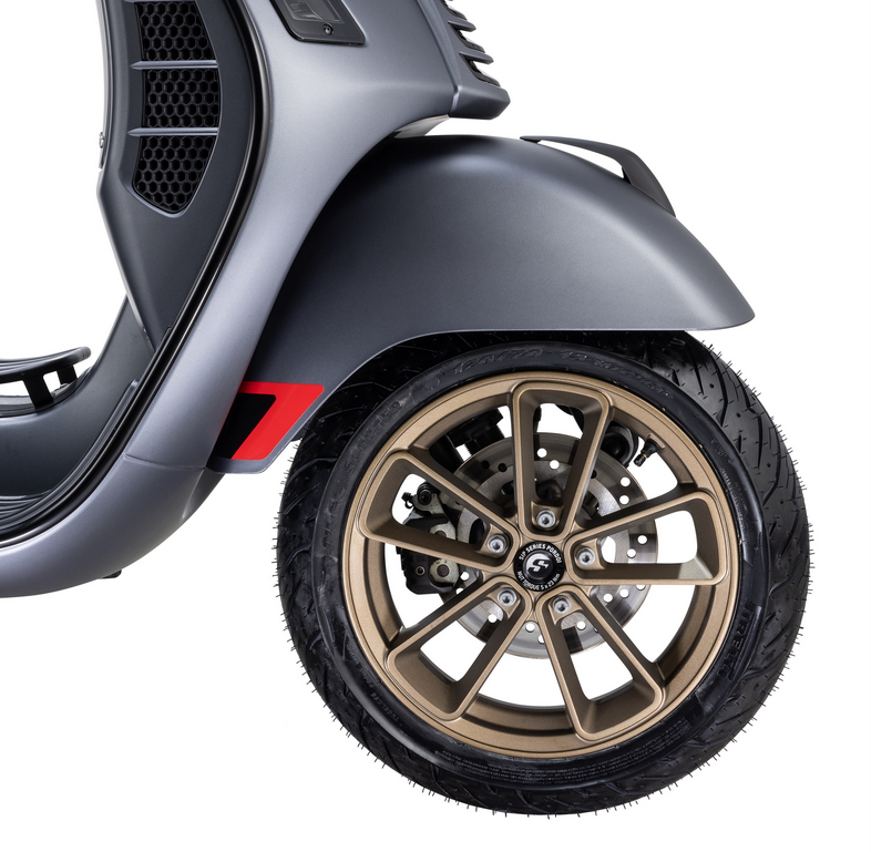 Cerchio anteriore/posteriore 13" per Vespa GTS/GTS Super/GTV/GT 60/GT/GT L 125-300ccm, bronzo opaco