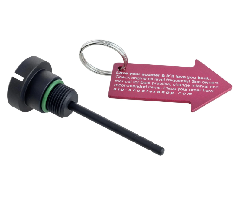 Tappo di riempimento olio motore per Vespa GTS Super 125cc 4T LC Euro 3 (09-16), nero opaco