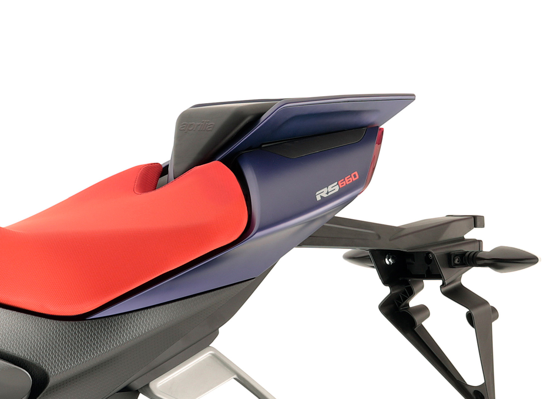 Coprisedile passeggero Rosso Lava per Aprilia RS 660