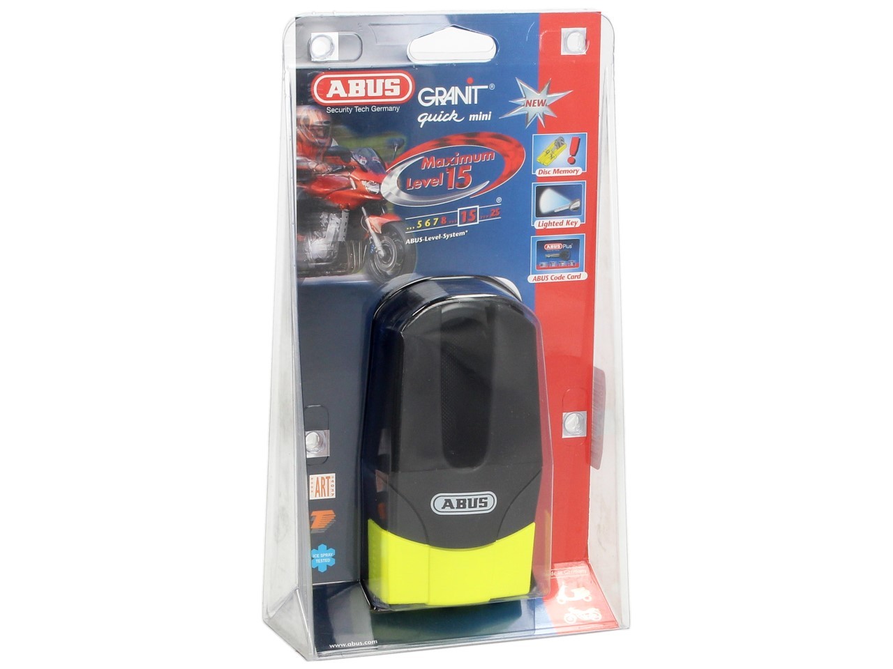 Blocca disco freno ABUS Granit Quick 37 Max / Mini