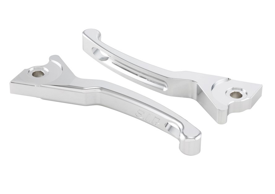 Set di leve sportive freno Shorty per Vespa, destra e sinistra, cromo